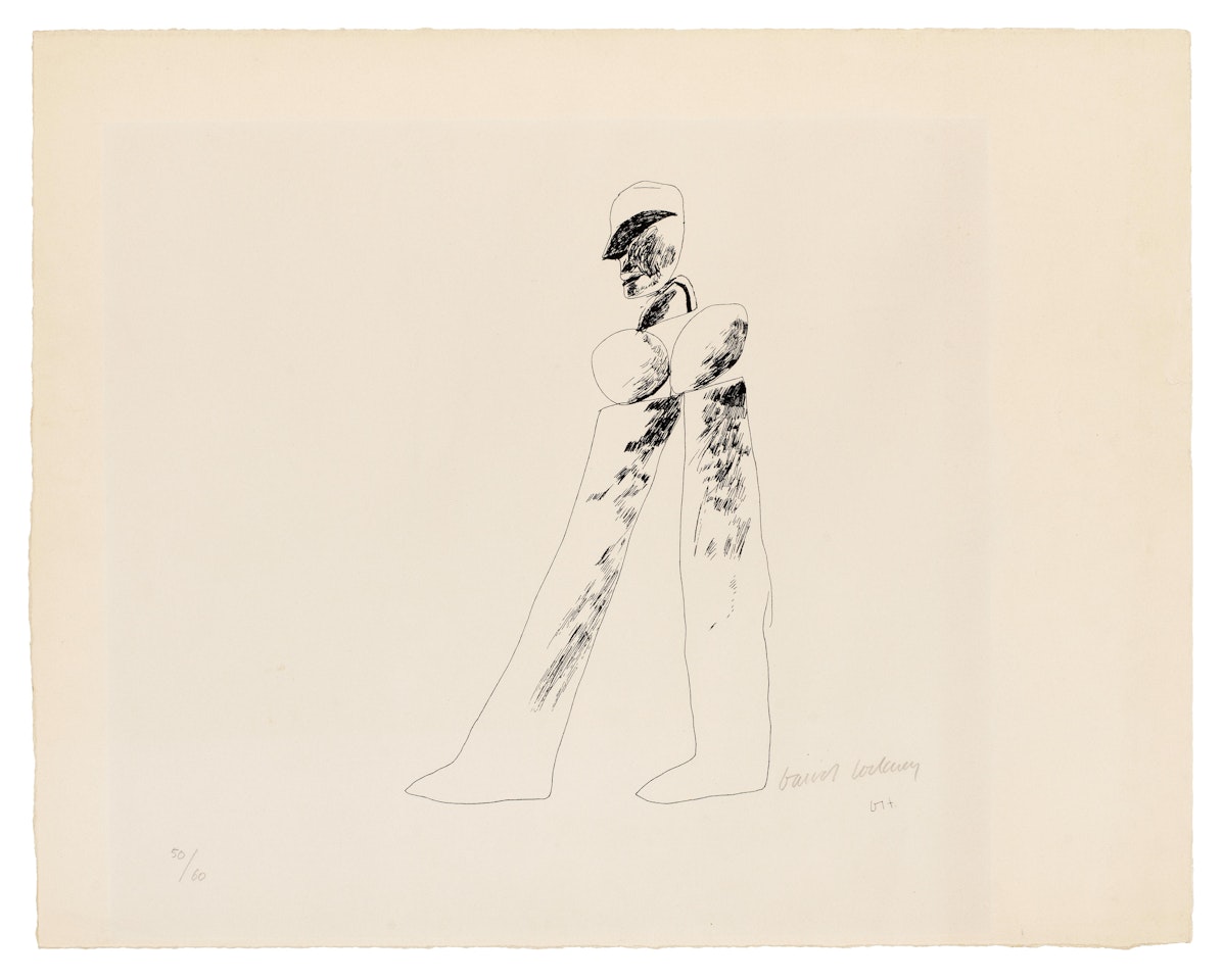 Man (Mirko 20) by David Hockney