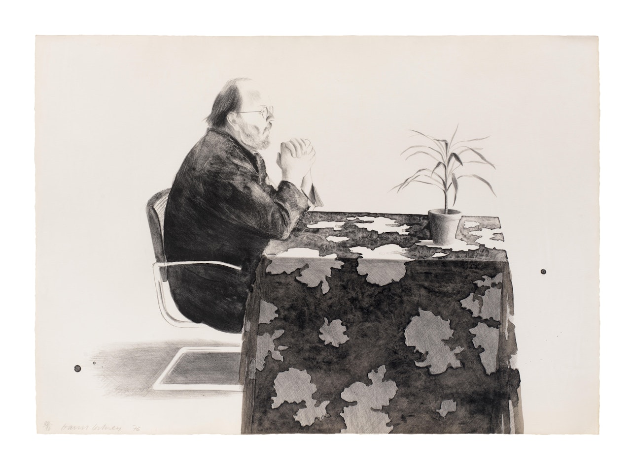 Henry at Table, from Friends (Scottish Arts Council 188; M.C.A. Tokyo 176; Gemini 736) by David Hockney