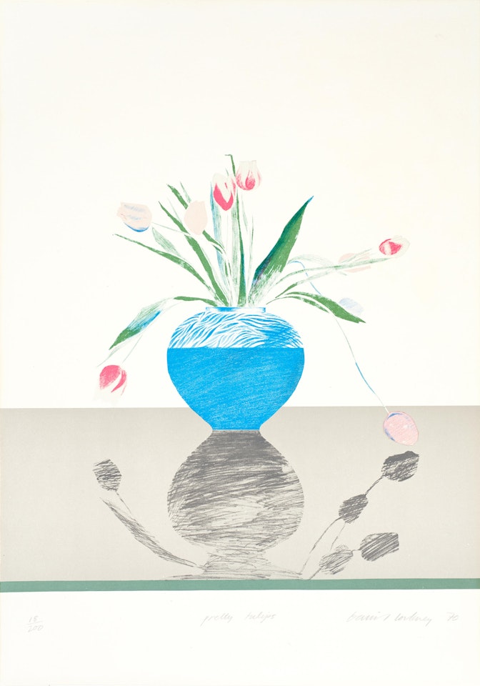 Pretty Tulips (Scottish Arts Council 115) by David Hockney