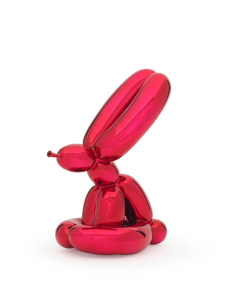 Balloon Rabbit (Red) by Jeff Koons