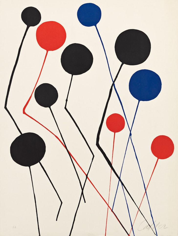 The Blue Balloon by Alexander Calder