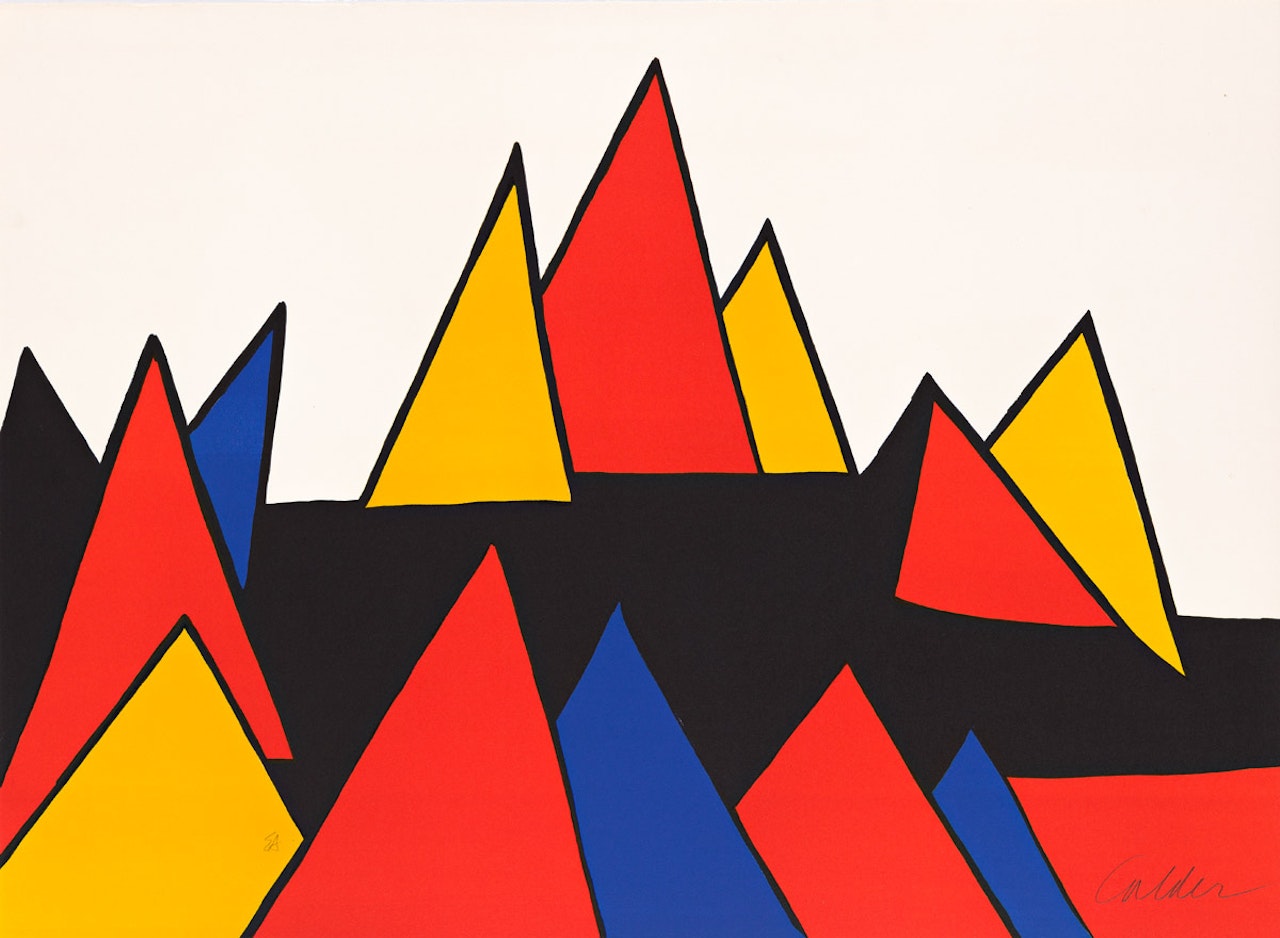 The Red Pyramid by Alexander Calder