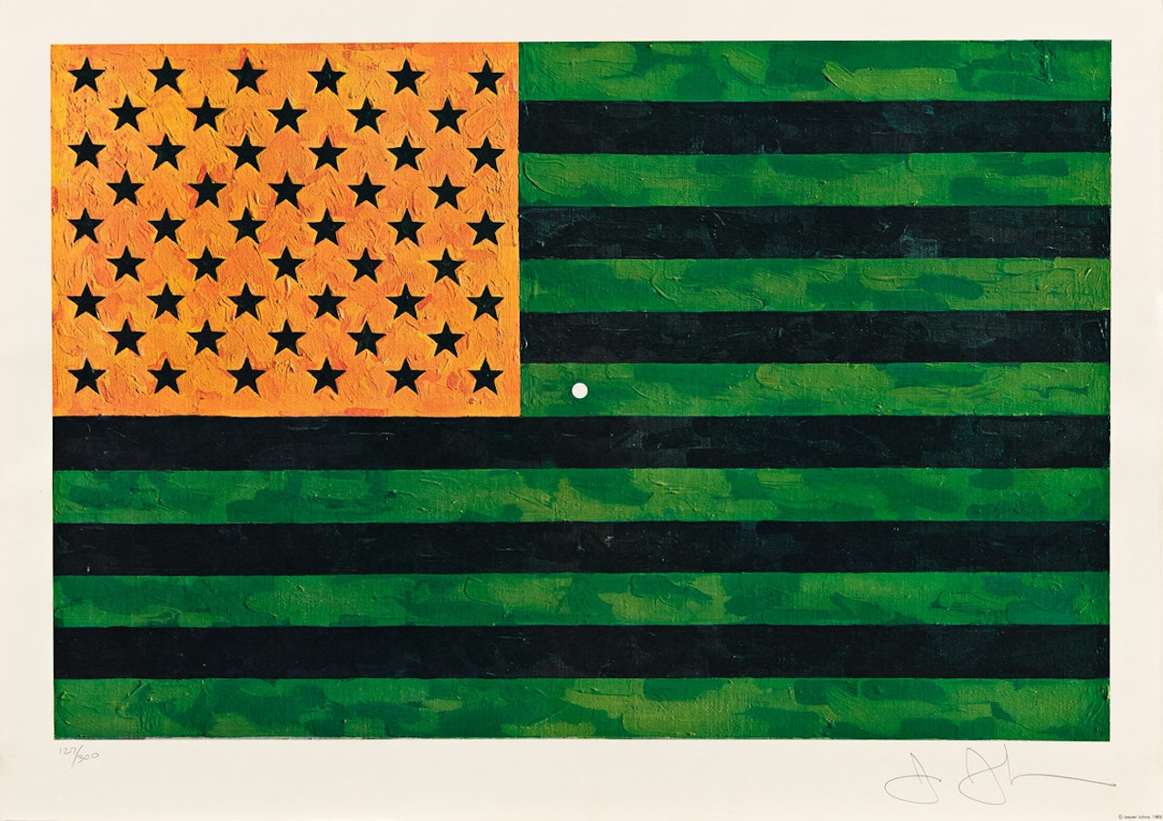 Flag (Moratorium) by Jasper Johns