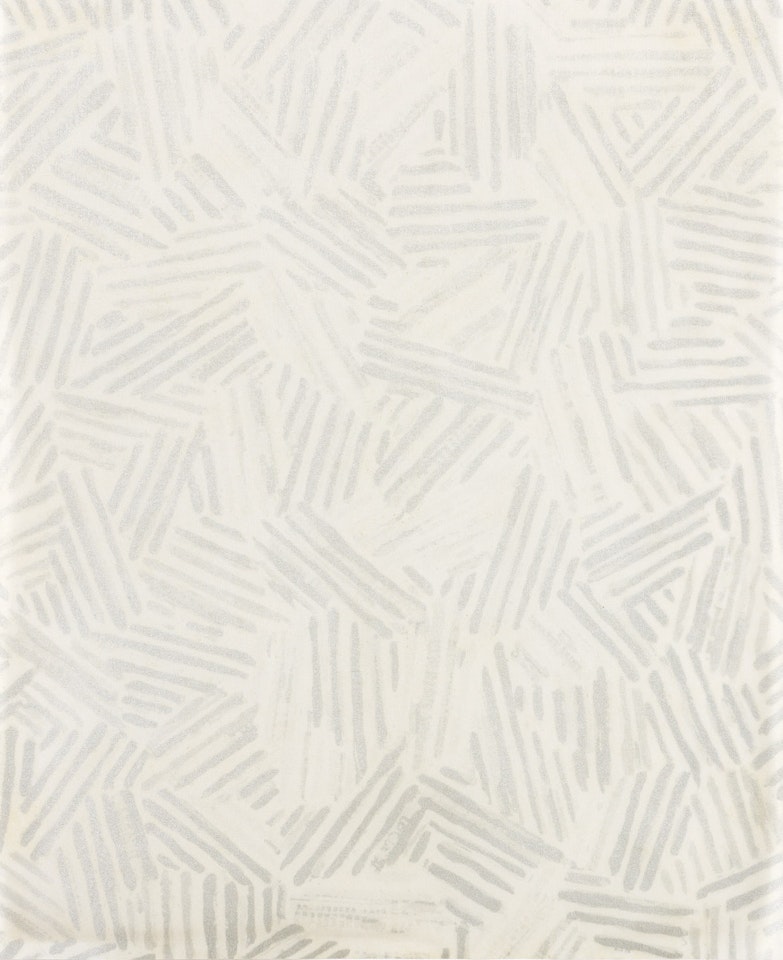 Silver Cicada by Jasper Johns