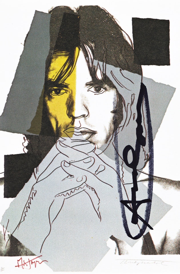 Mick Jagger by Andy Warhol