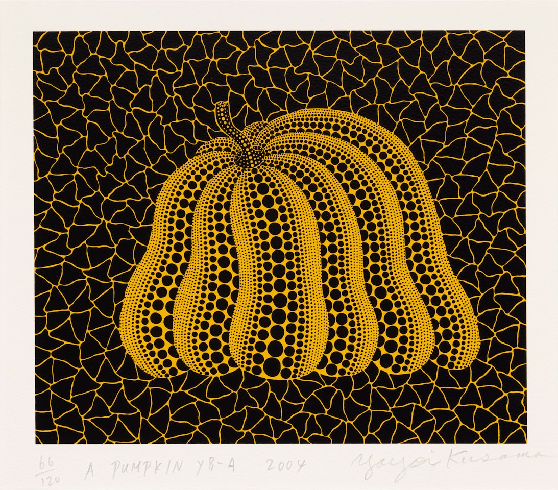 A Pumpkin (YB-A) (K. 325) by Yayoi Kusama