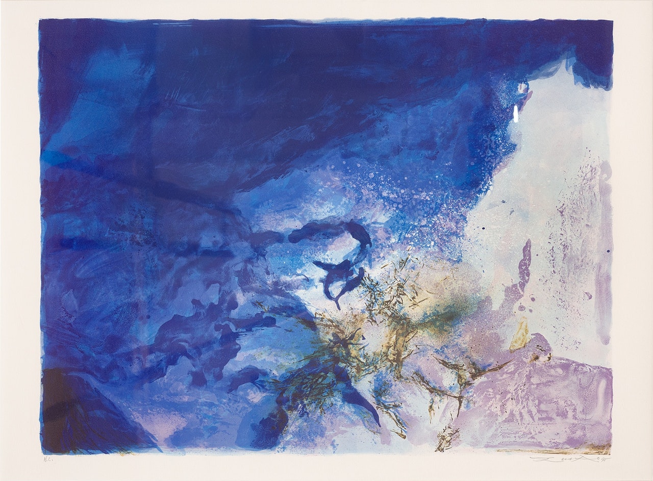 Untitled (Å. 389) by Zao Wou-Ki