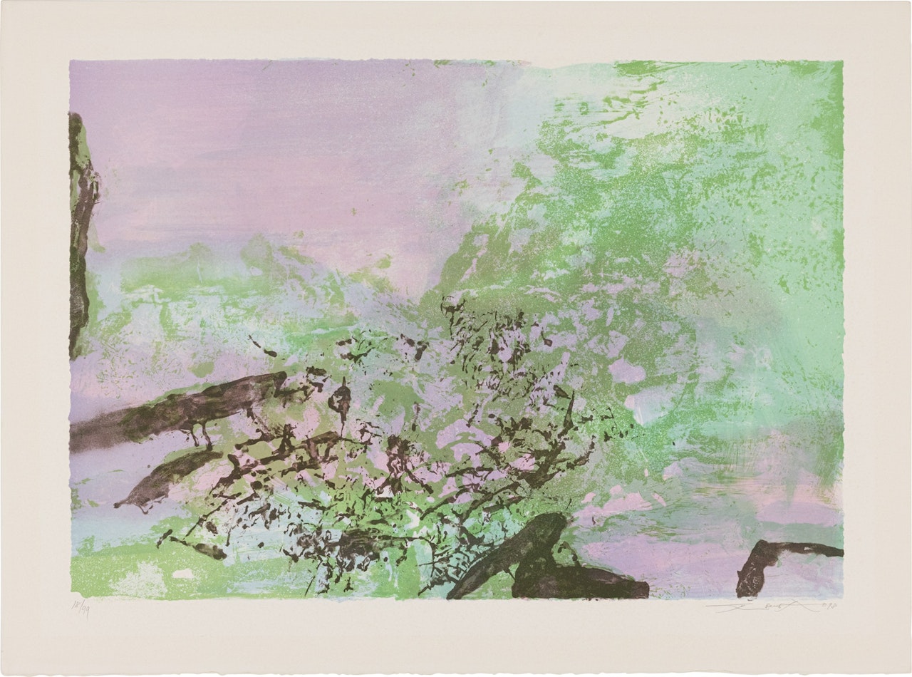 Untitled (Å. 394) by Zao Wou-Ki