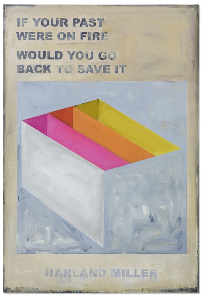 If Your Past Were on Fire Would You Go Back to Save it by Harland Miller
