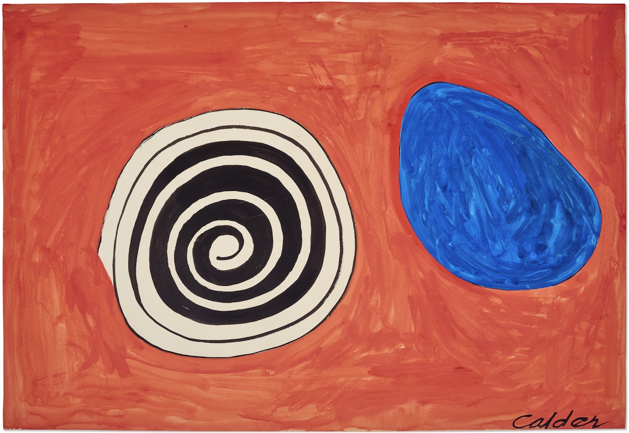 Tache bleu by Alexander Calder