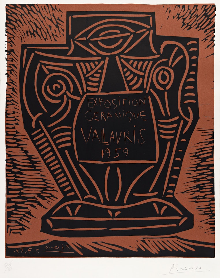 Exposition Céramique, Vallauris 1959 by Pablo Picasso