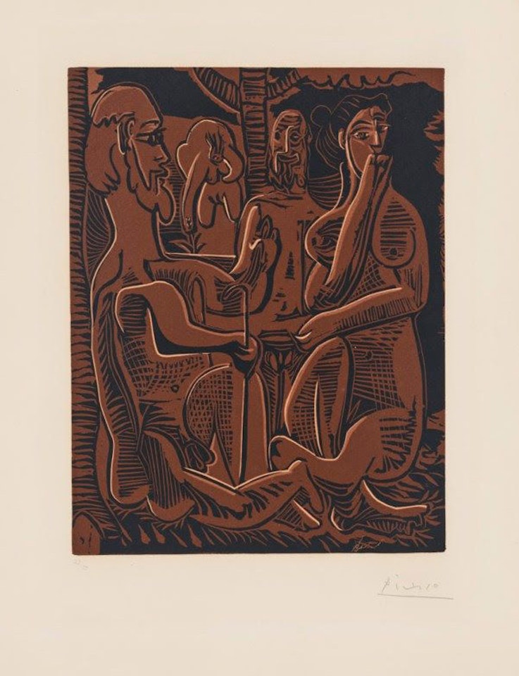 Le Déjeuner sur l'Herbe by Pablo Picasso