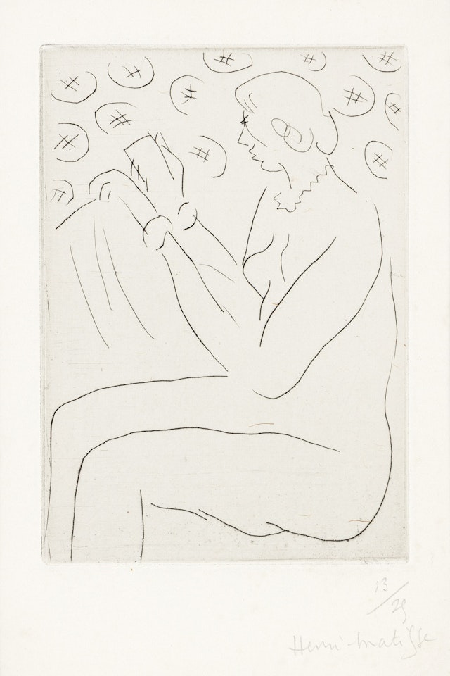 Figure lisant by Henri Matisse