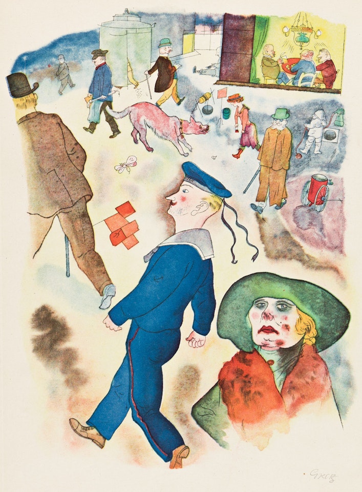 Passanten by George Grosz