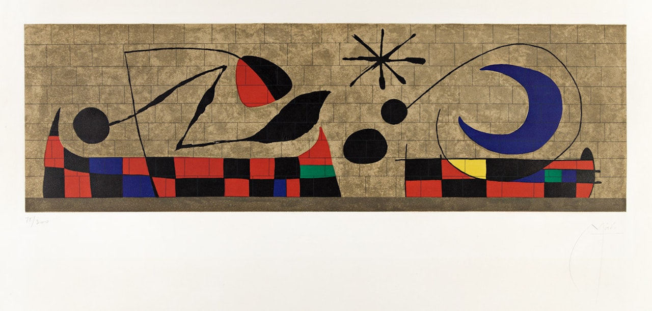 Mur de la Lune by Joan Miró