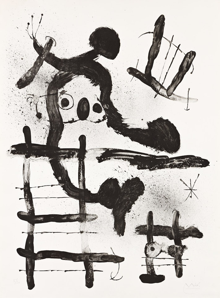 L'Oiseau Fronde by Joan Miró