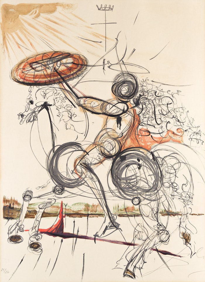 Crazy Horse by Salvador Dali