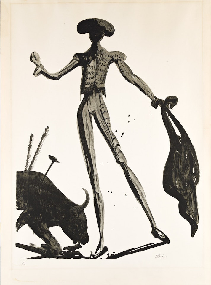 Torero Noir by Salvador Dali