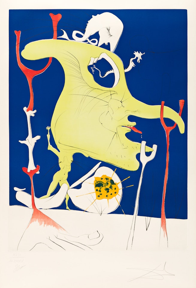 La Dernier Venu de la Dernière Planète by Salvador Dali