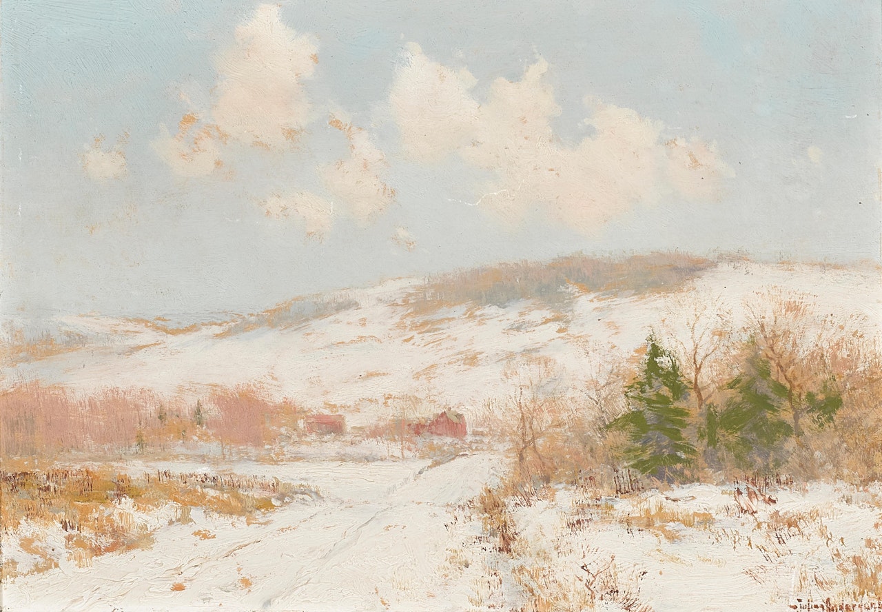Winter Morning, Sullivan Co. N.Y. by Julian Onderdonk
