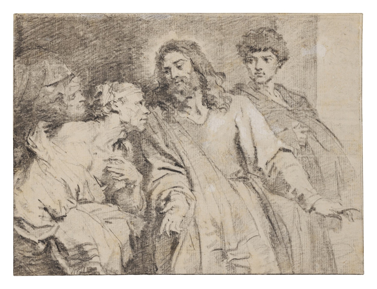 The Healing of the Paralytic, after Sir Anthony Van Dyck by Jean-Honoré Fragonard