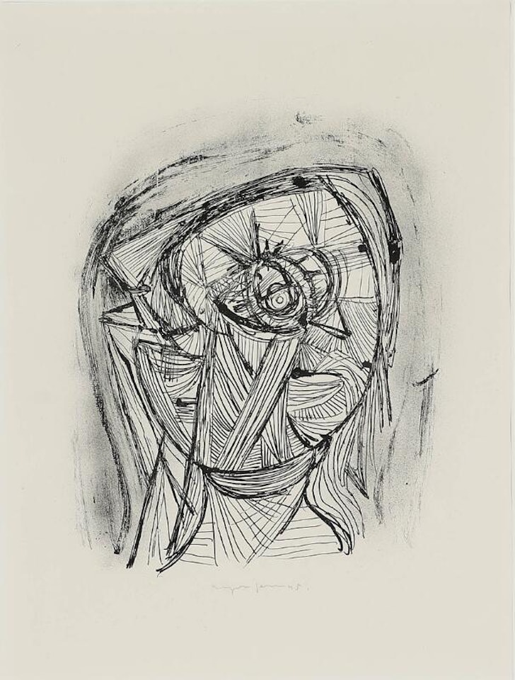 Sheet from “Ars-mappen” by Asger Jorn