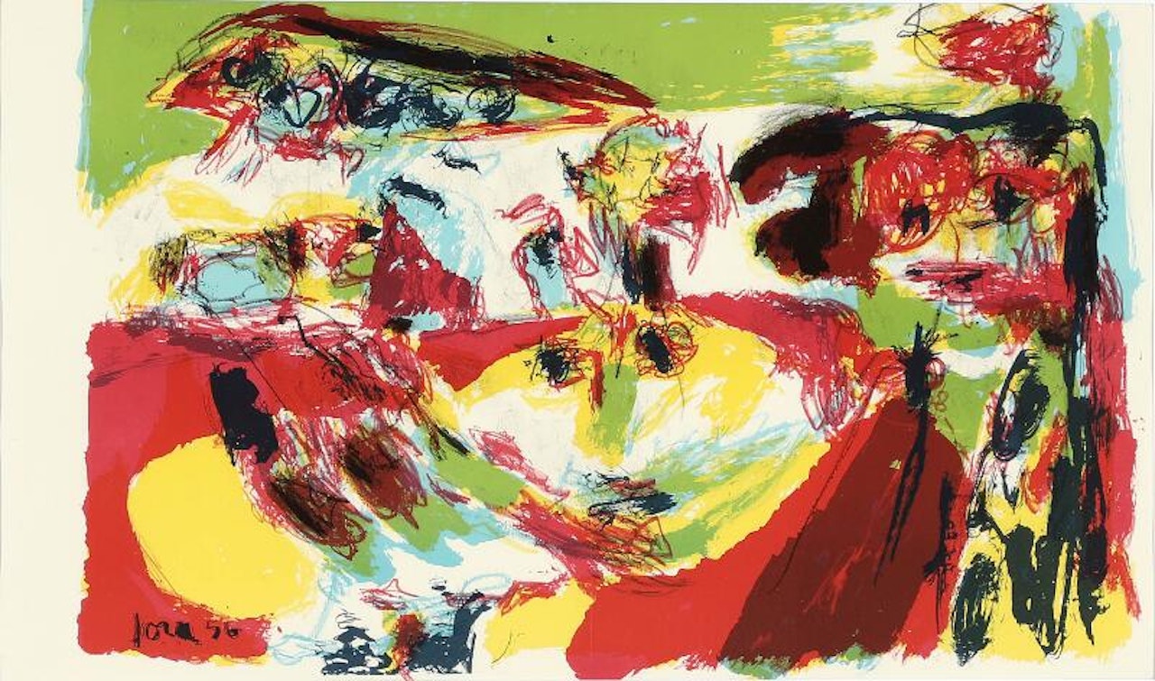 Untitled. Two compositions by Asger Jorn