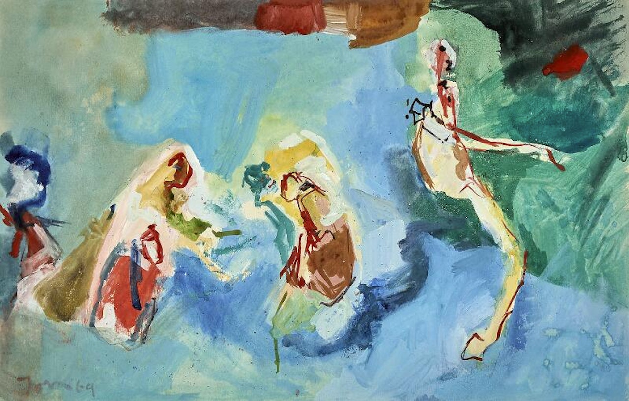 Figure composition by Asger Jorn