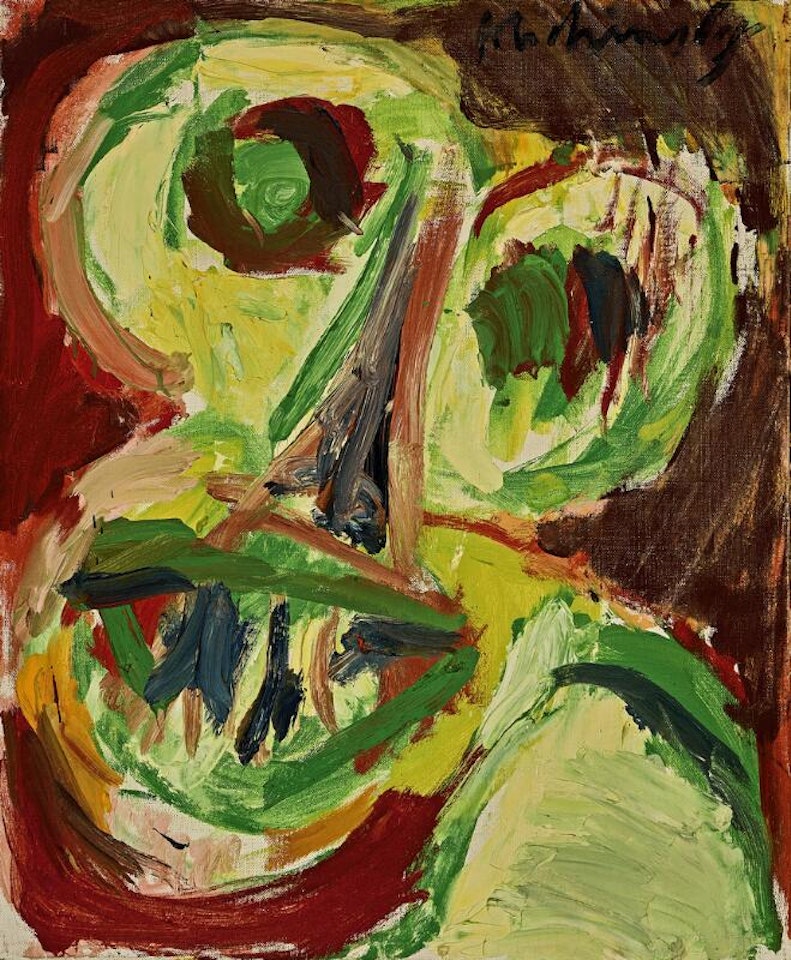“La fête de l"impopulaire” (The party of the unpopular) by Pierre Alechinsky