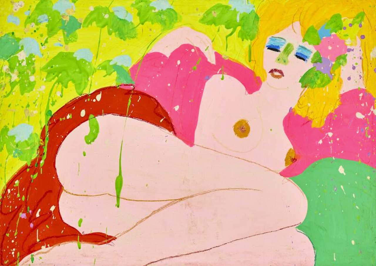 Reclining model by Walasse Ting