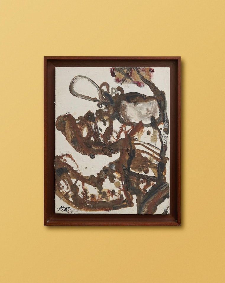 Old Boots Leisurely Humming by John Olsen