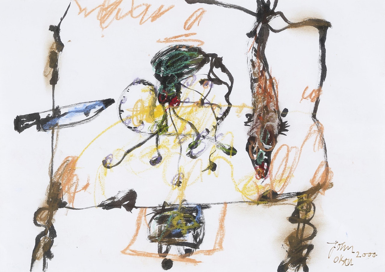 Preparing Seafood by John Olsen