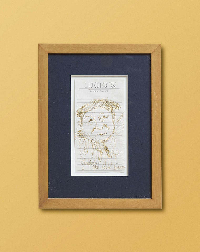 Pappa Drinking; Portrait of Walter by John Olsen
