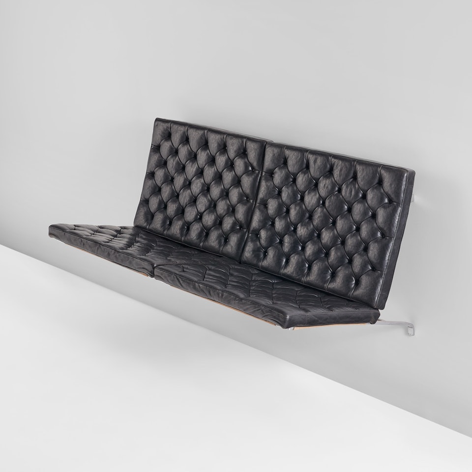 Pair of wall-mounted seats, model no. PK 26 by Poul Kjaerholm