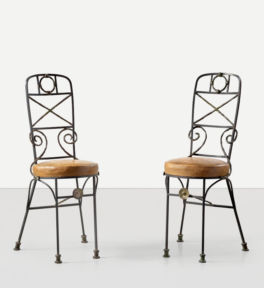Pair of "Maeght" Chairs by Diego Giacometti