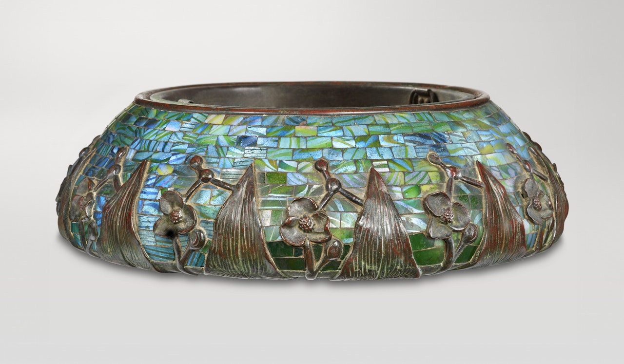 "Arrowhead" Jardiniere by Tiffany Studios