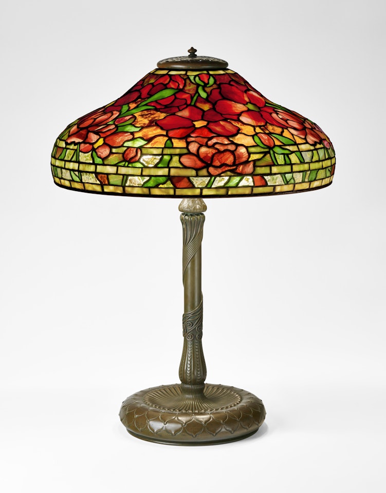 "Peony" Table Lamp by Tiffany Studios