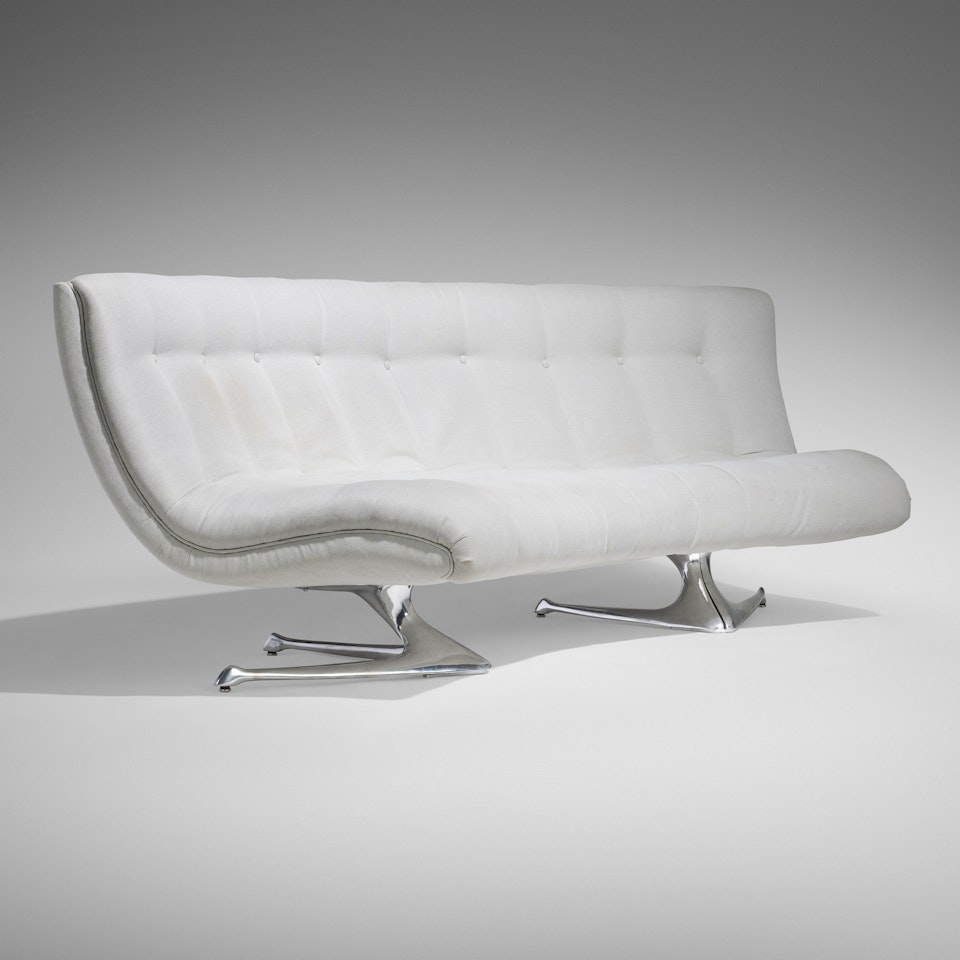Unicorn sofa by Vladimir Kagan