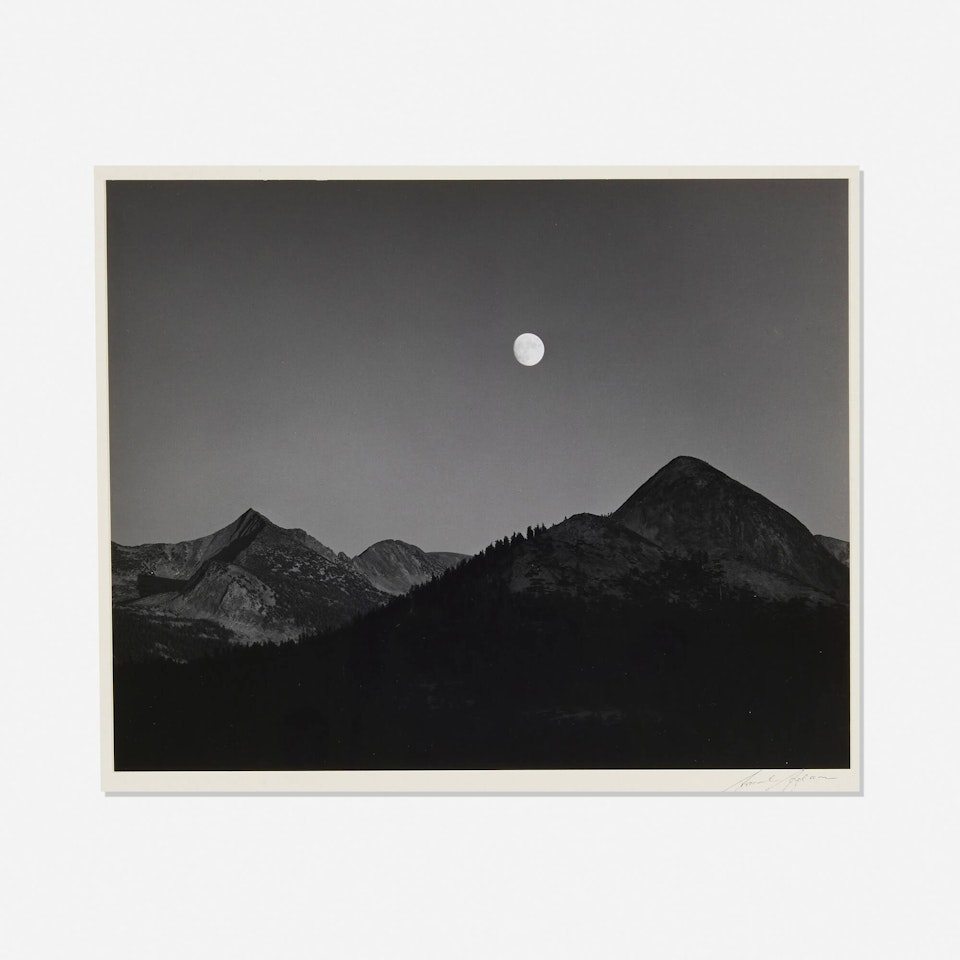 Moonrise from Glacier Point, Yosemite National Park, CA by Ansel Adams