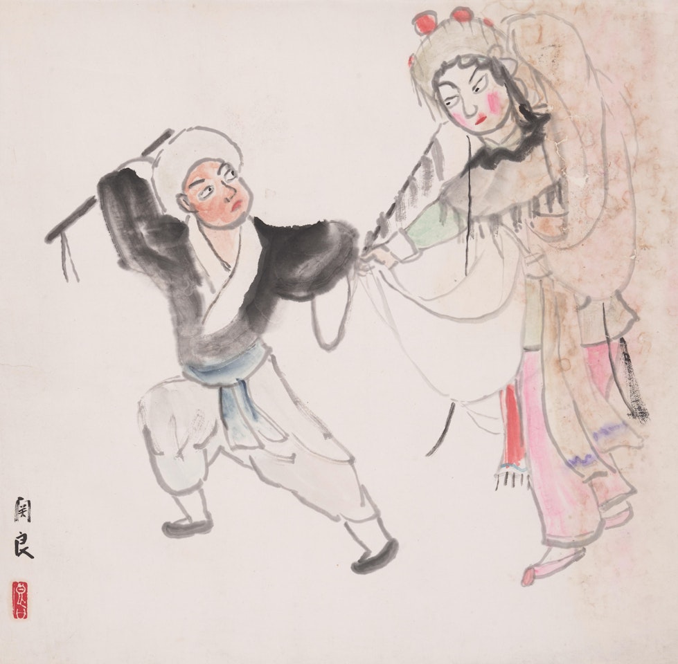 Opera Singers by Guan Liang