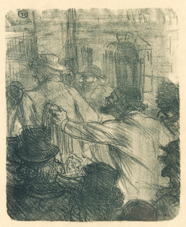 La Halle aux Draps, Cracovie, ninth sheet from Au Pied du Sinai (Adriani 222, Delteil 244, Adhémar 245, Wittrock 197) by Henri de Toulouse-Lautrec