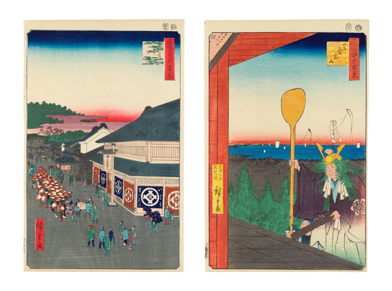 Shitaya hirokoji by Utagawa Hiroshige