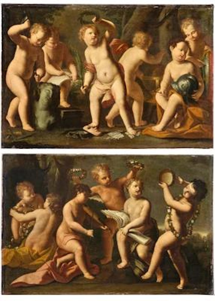 An Allegory of the Arts; by BOLOGNESE SCHOOL