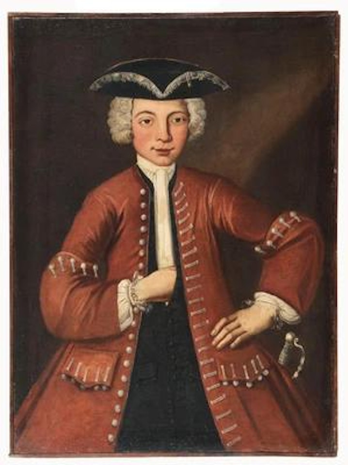 Portrait of a young man, three-quarter-length by Italian School