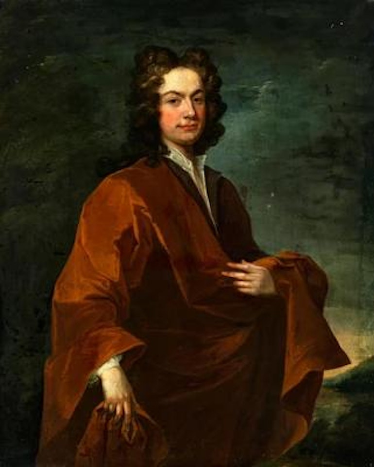 Portrait of a nobleman, three-quarter-length by English School