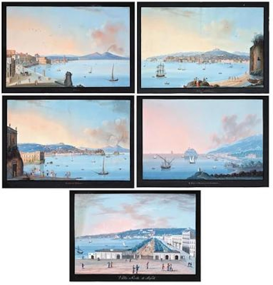 Ischia with the Castello Aragonese by Neapolitan School