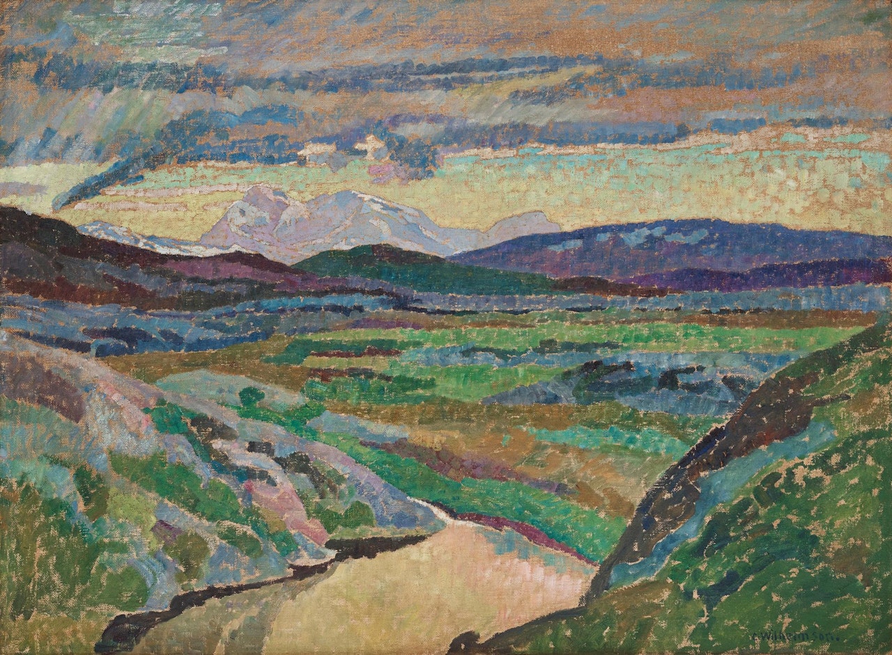 "Riksgränsen I" (towards Norway) by Carl Wilhelmson