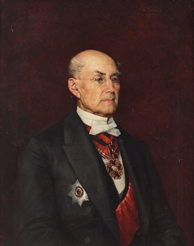 Portrait of Baron Johan August von Born by Albert Edelfelt
