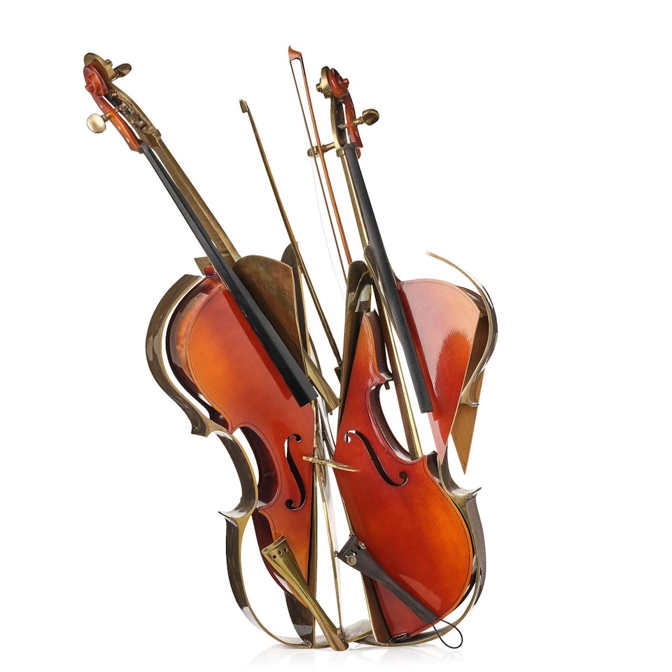 "Prisoners Series: Thales Cello" by Arman