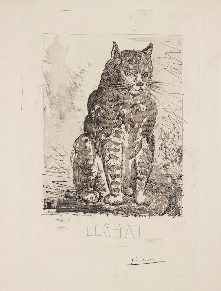 "Le Chat" from "Historie naturelle" by Pablo Picasso